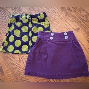 Mini Boden Girls 11-12 year old Corduroy Skirt Lot